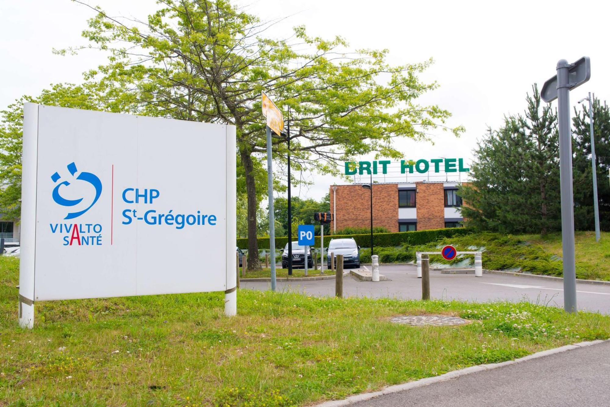 Brit Hotel Rennes St Gregoire - Le Villeneuve Saint-Grégoire Buitenkant foto